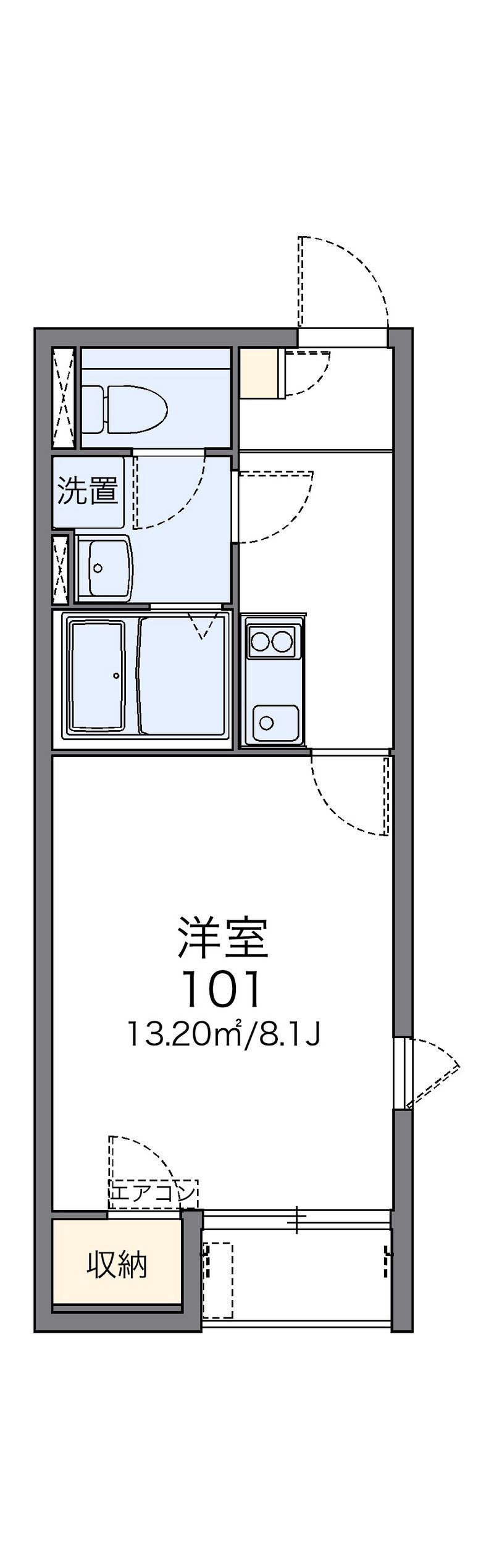 レオネクストＳＡＫＡＥ西淡路 間取図