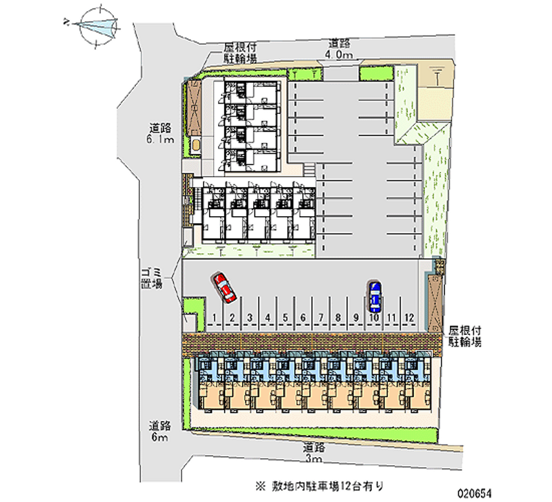 レオパレスビッグストン 月極駐車場