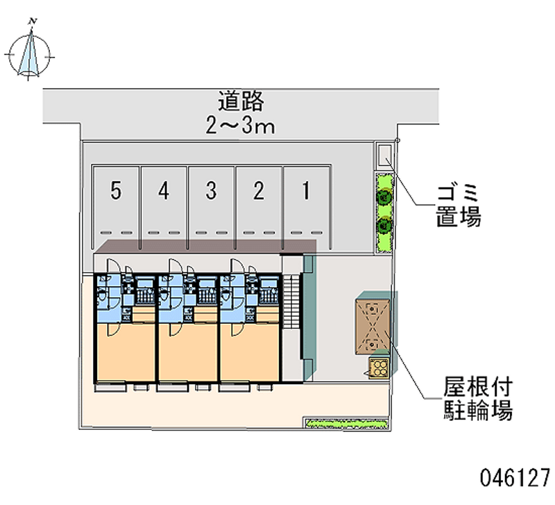 レオパレスジャスミン 月極駐車場