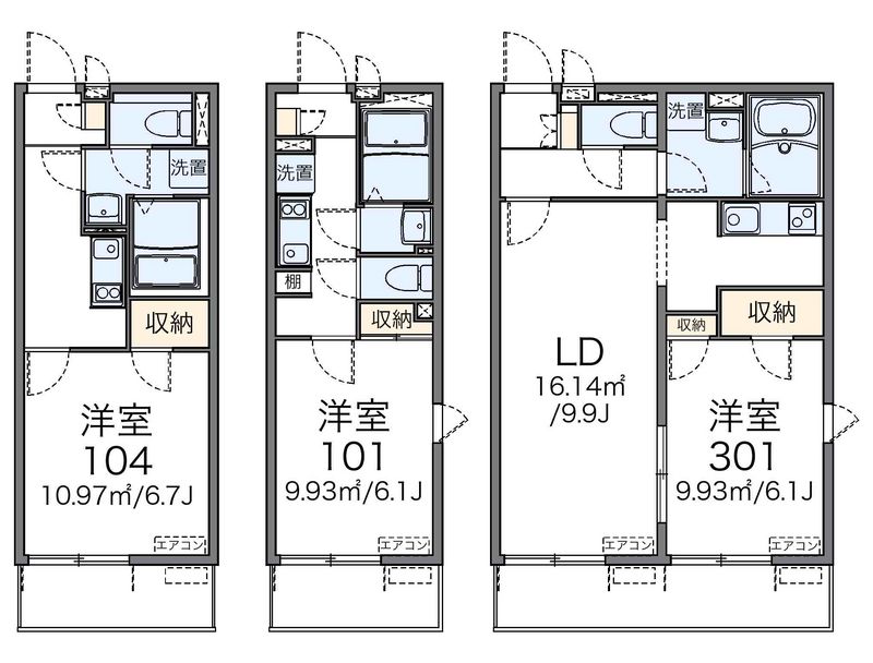 レオネクストグリーンパーク舎人 間取図