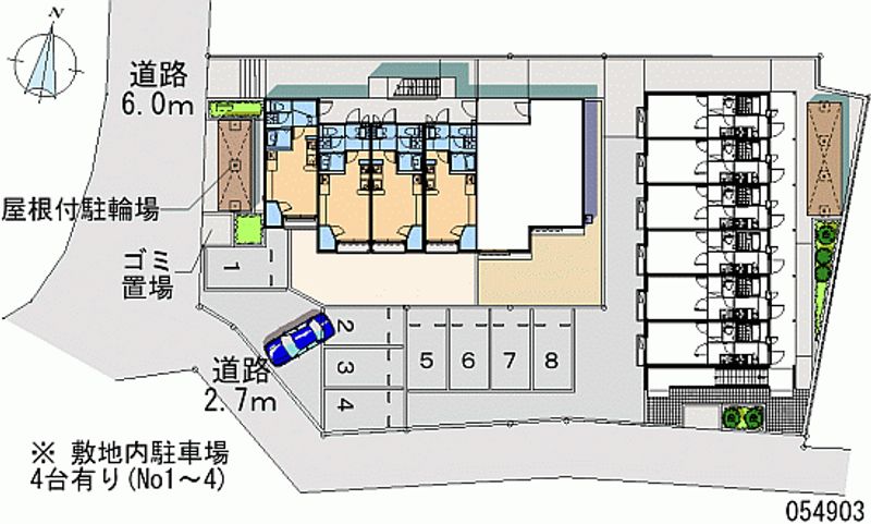 54903 Monthly parking lot