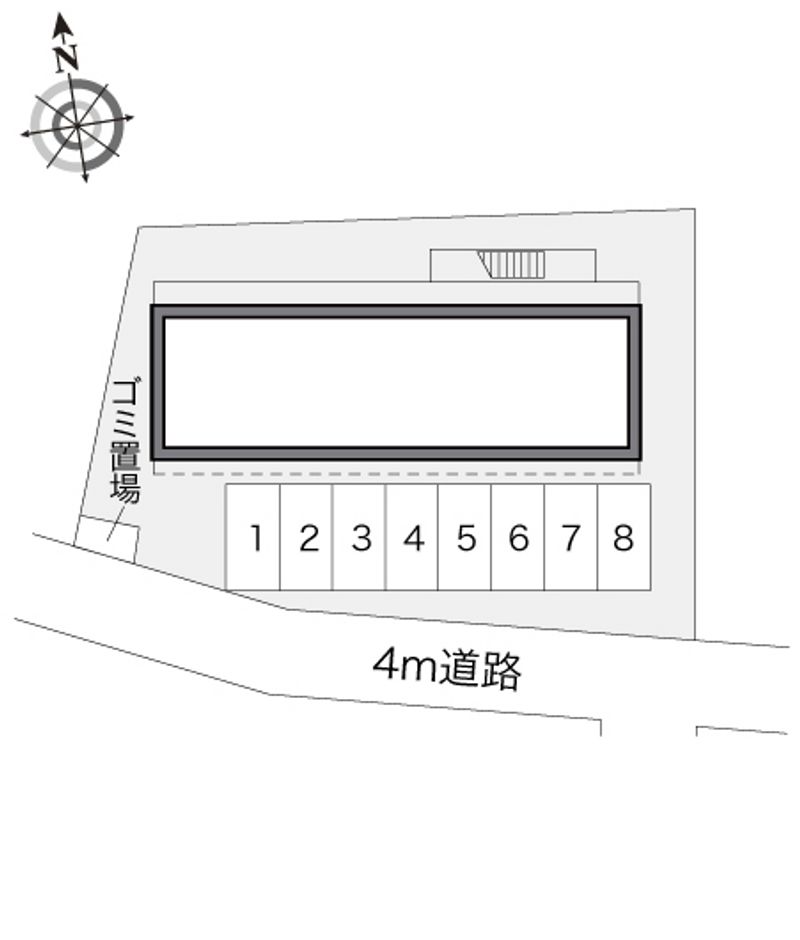 レオパレス久松 配置図