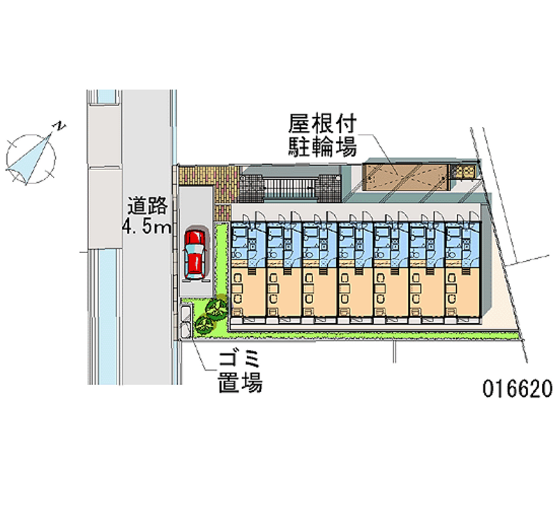 レオパレス那波大浜 区画図