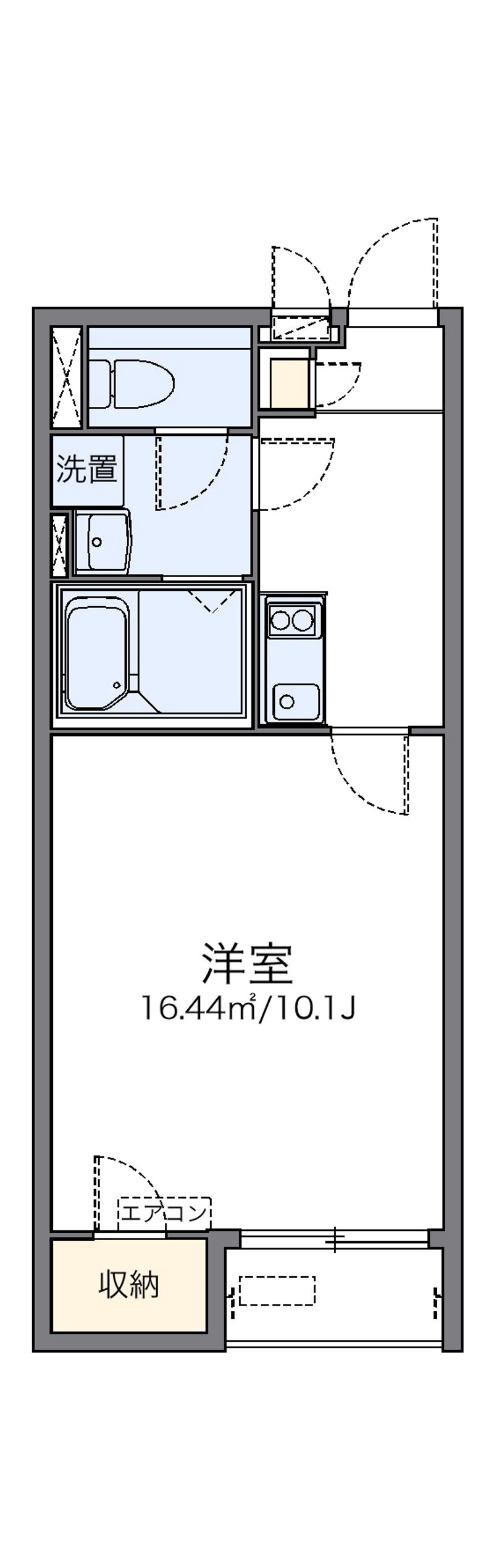 レオネクストスタジオーネ 間取図