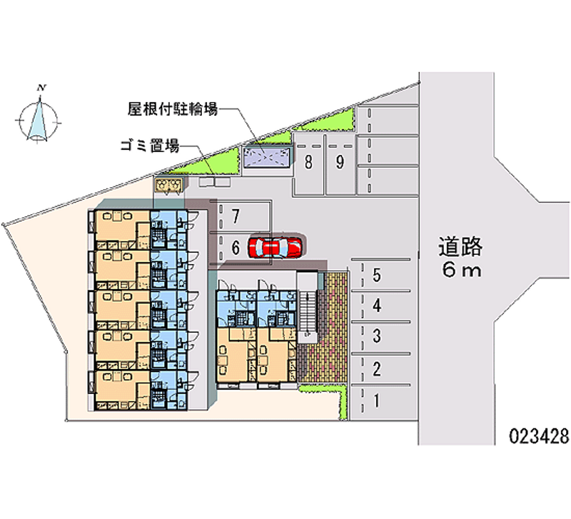 レオパレスフォルテ 月極駐車場