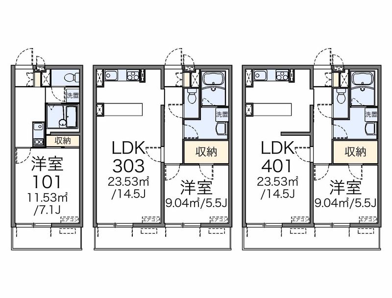 レオネクストガーデン羽根木 間取図