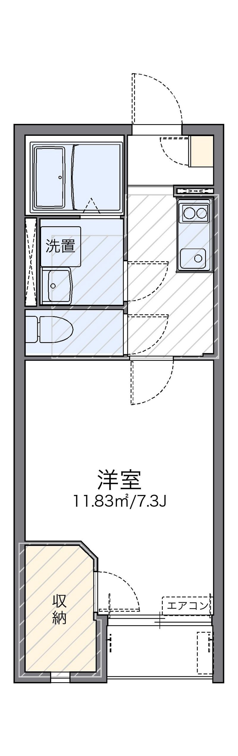 レオネクストモズ 間取図