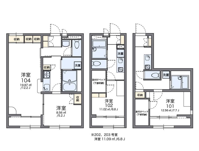 レオパレス湯河原Ｖｉｌｌａ 間取図
