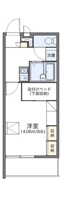 レオパレス辻薬師 間取り図