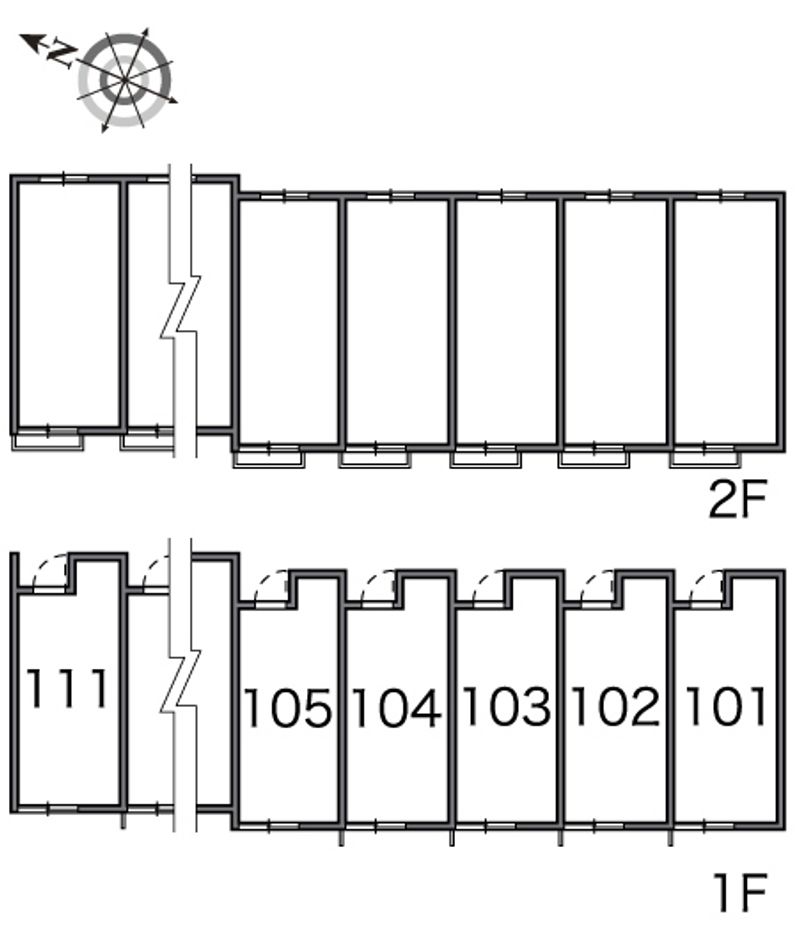 レオネクストかのやＴＹＳ 間取配置図