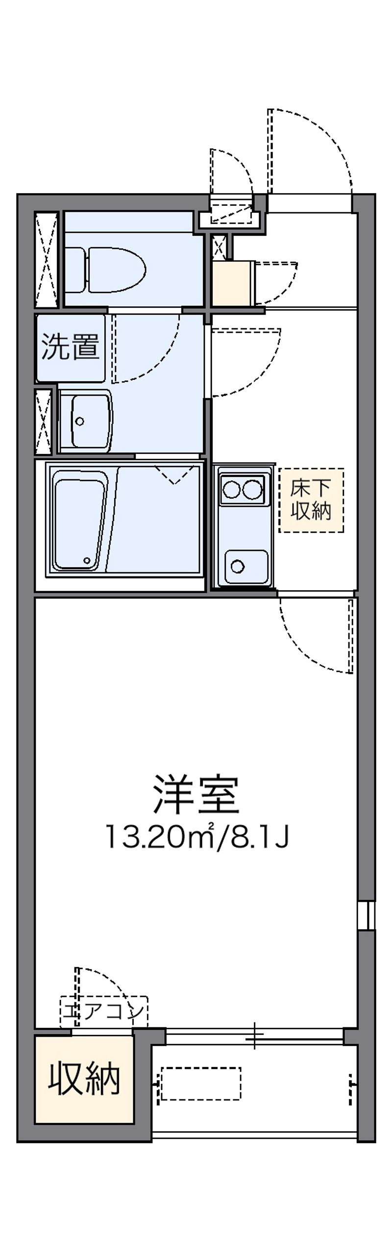 レオネクスト八代本町 間取図