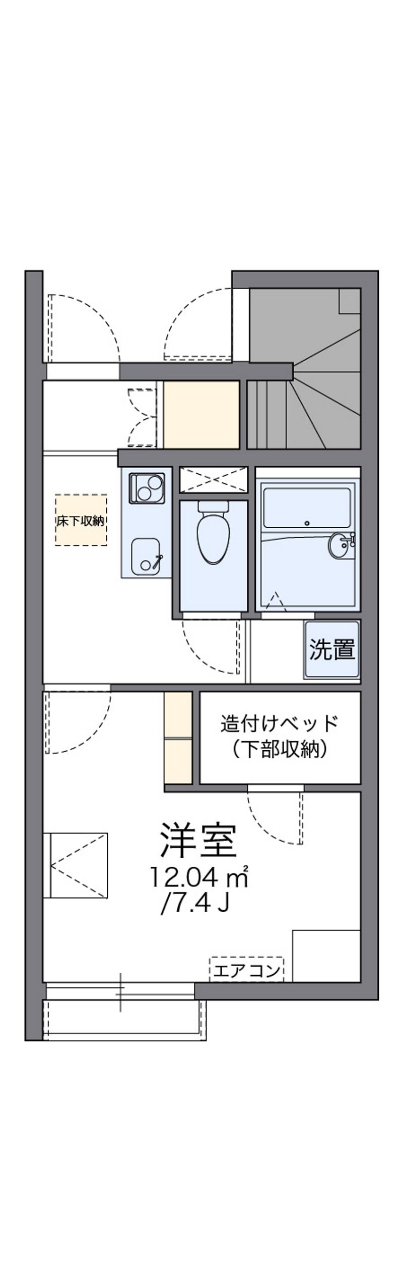 レオネクストＭＯＴＯＭＡＣＨＩ 間取図