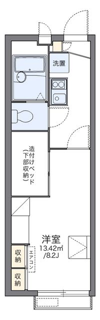レオパレスオネスティー土井駅東 間取図