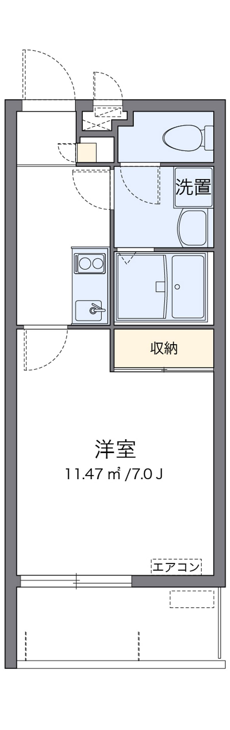 クレイノコーラルアイルⅢ 間取り