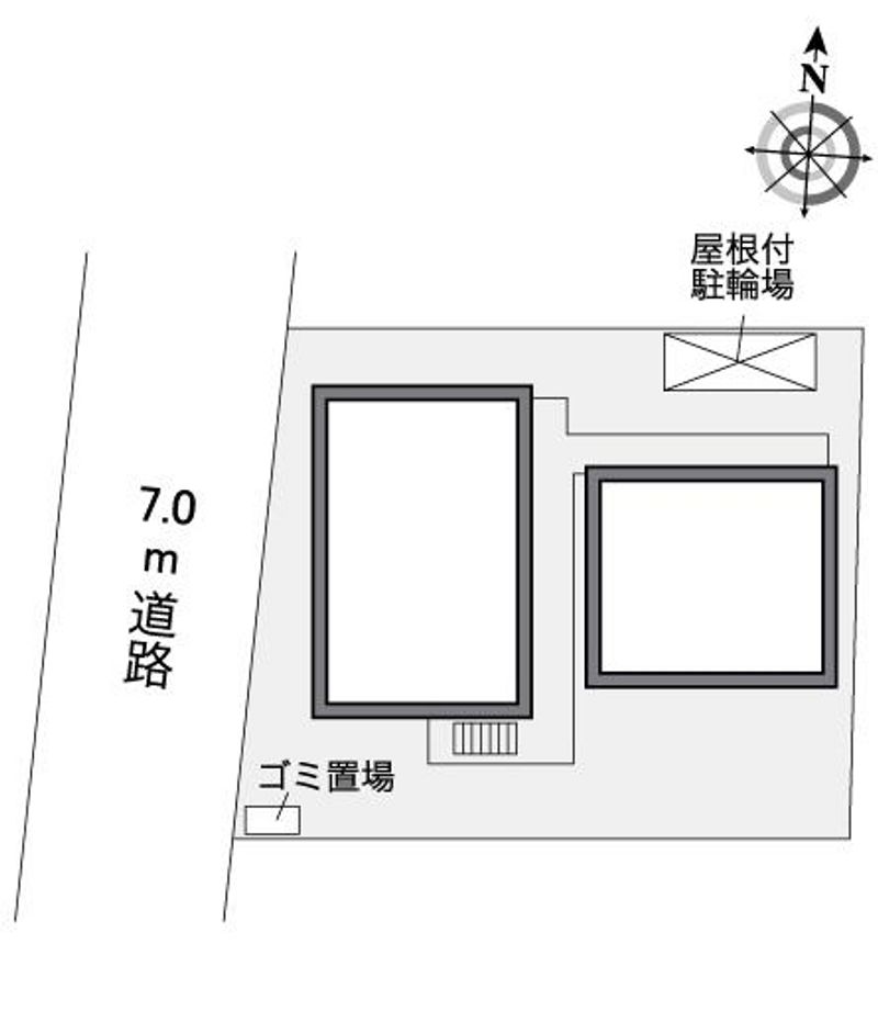 レオパレスＷｉｎｇ 配置図