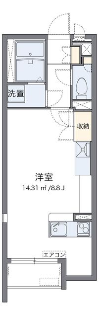 ミランダ靜Ⅲ 間取り図