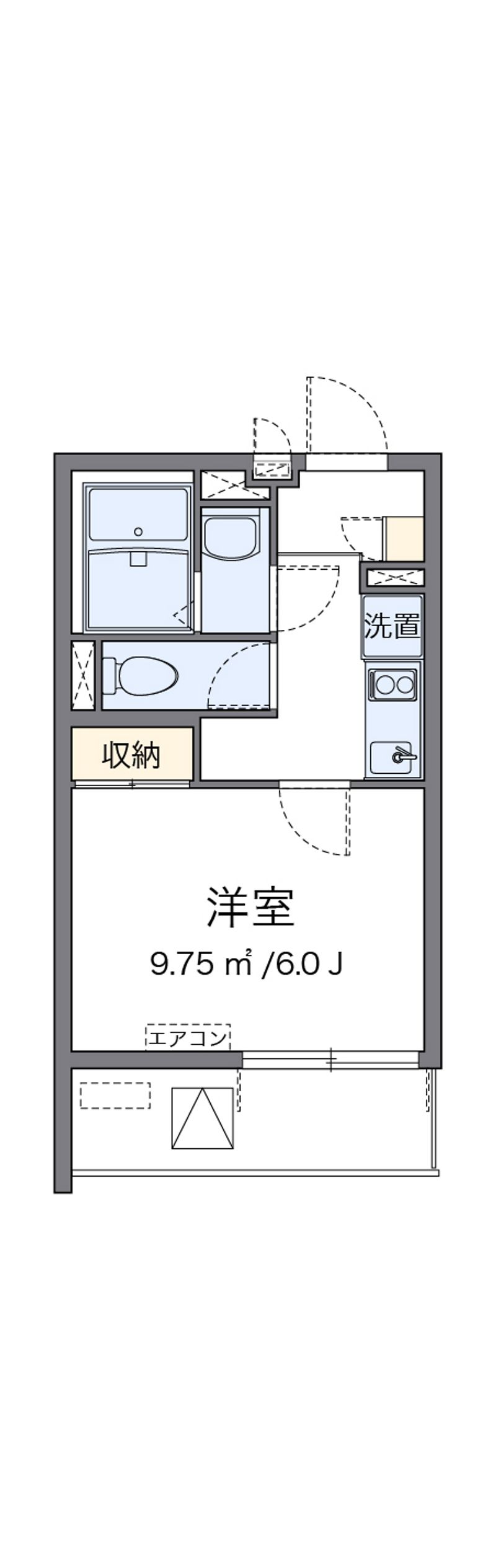 クレイノＹＵＫＡ３ 間取図