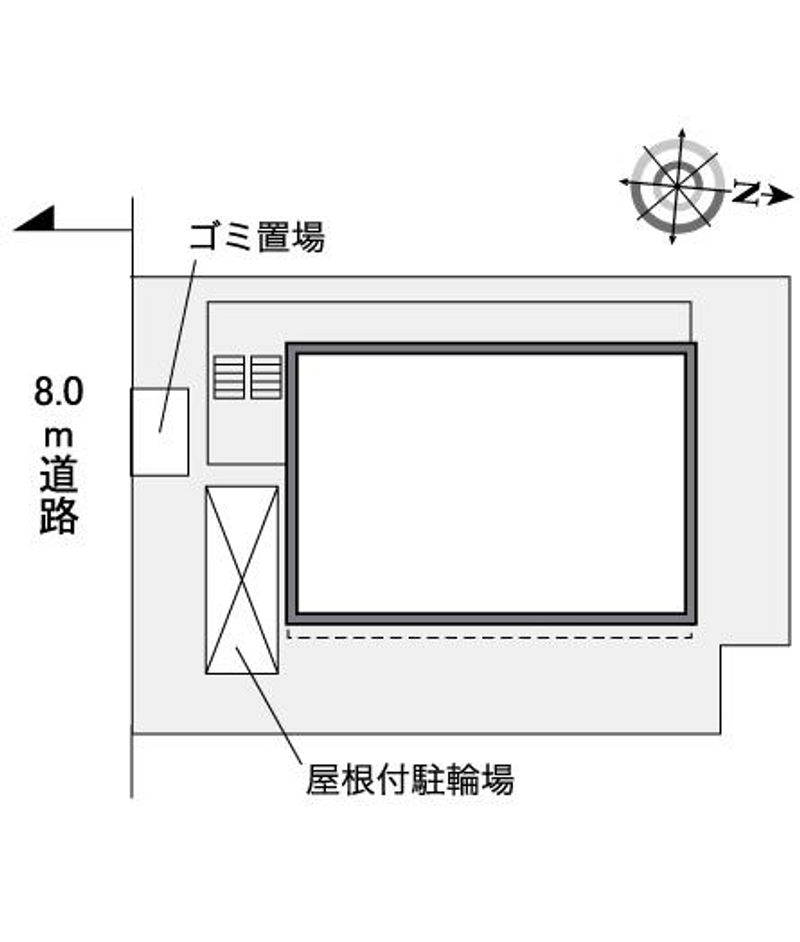 レオパレスカーム 配置図