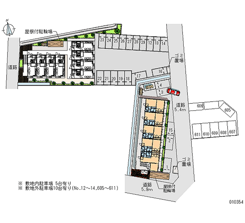 10354 bãi đậu xe hàng tháng