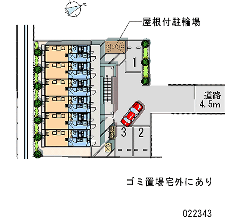 22343月租停車場