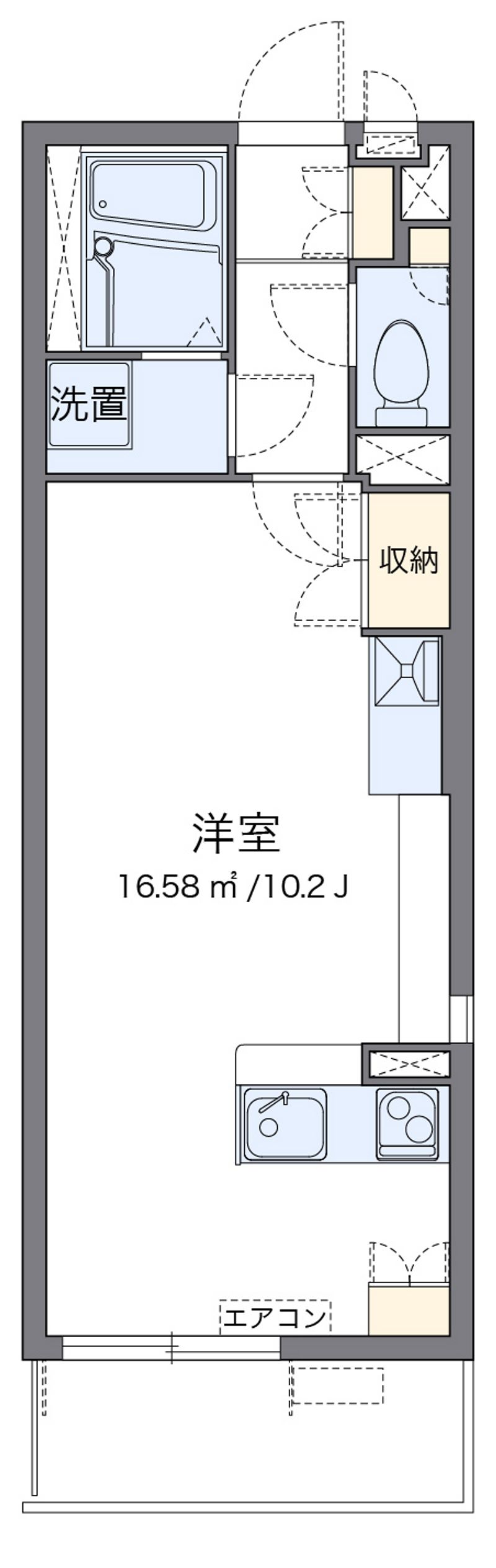 レオネクストレジデンス川崎 間取図