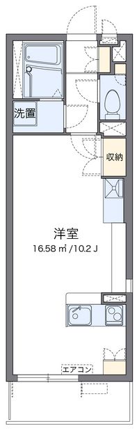レオネクストレジデンス川崎 間取図