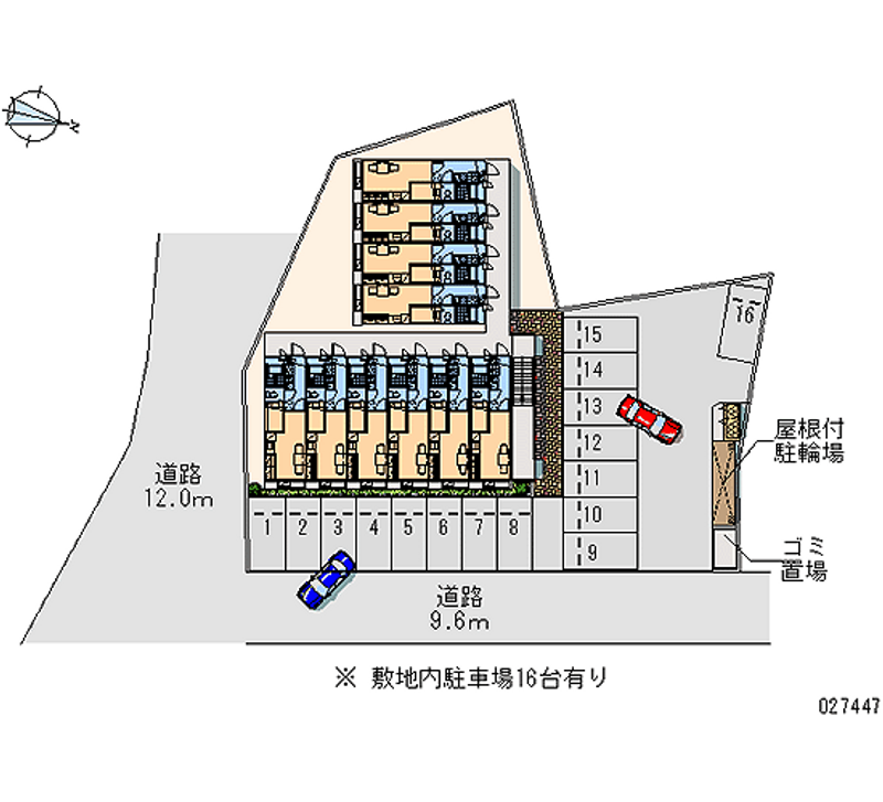 27447月租停车场