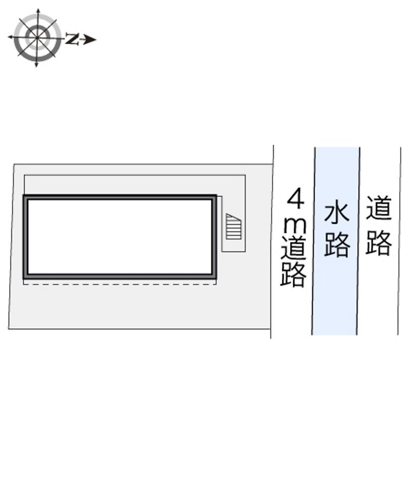 レオパレス鷺沼 配置図