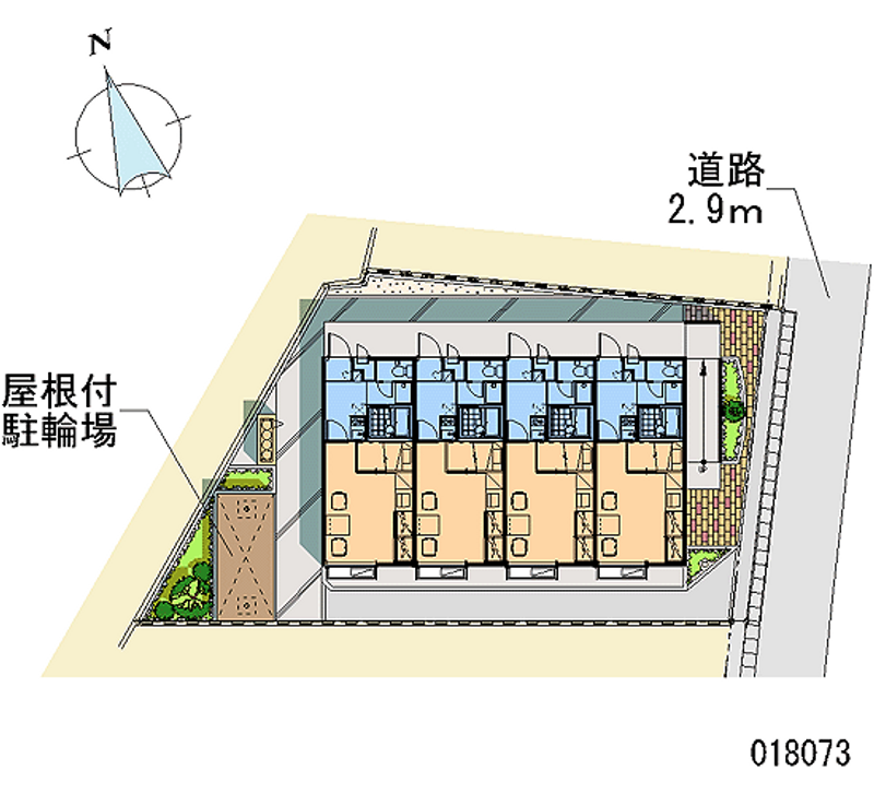 レオパレス藤 区画図