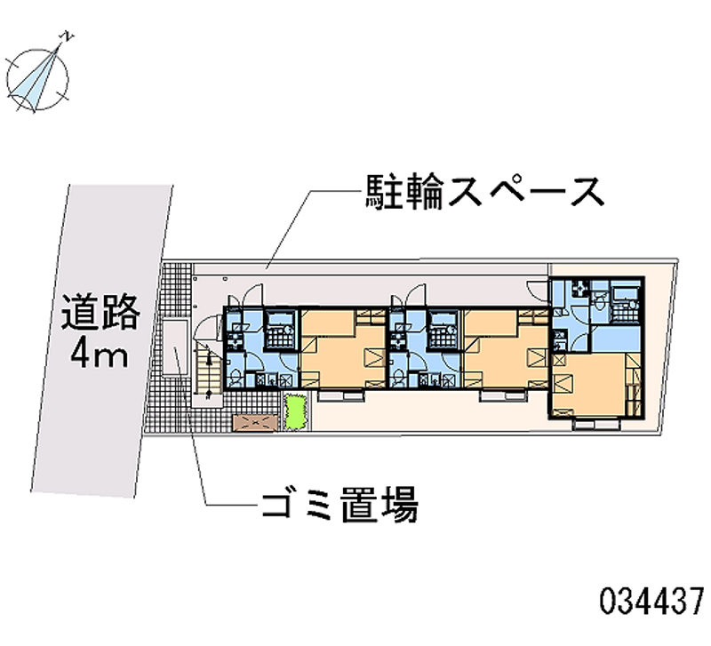 レオパレスクレベール 区画図