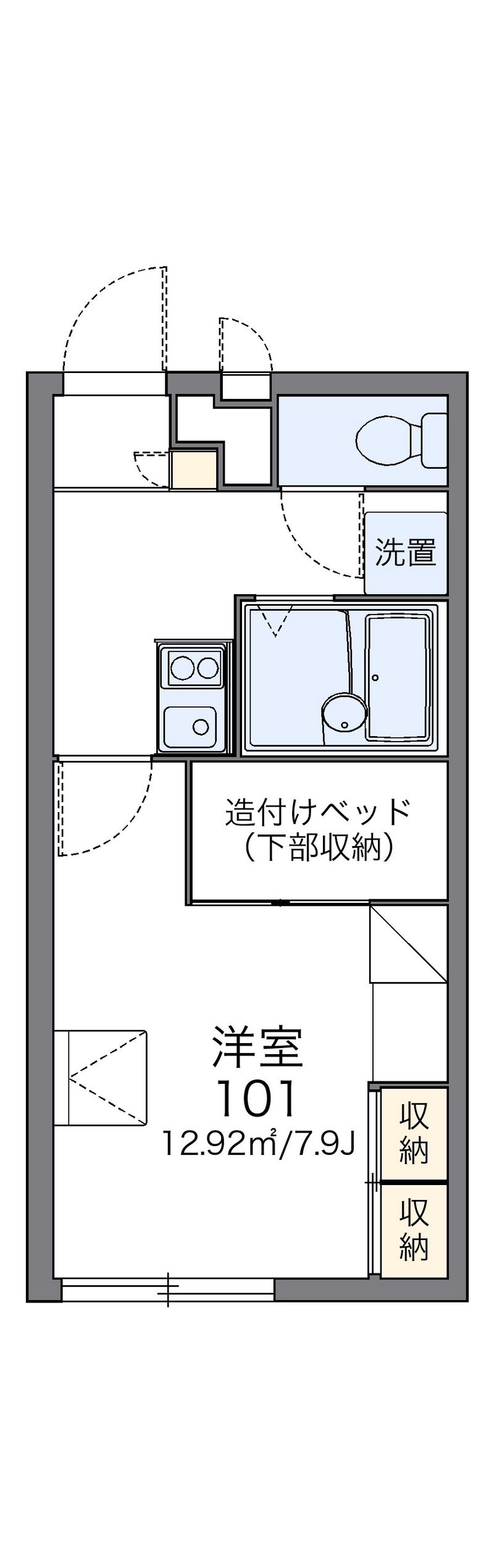 レオパレスＦｌｕｏｒｉｔｅ 間取図
