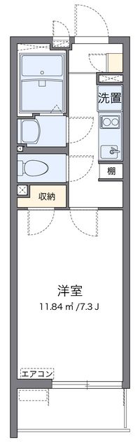 クレイノ城山Ⅲ 間取り図