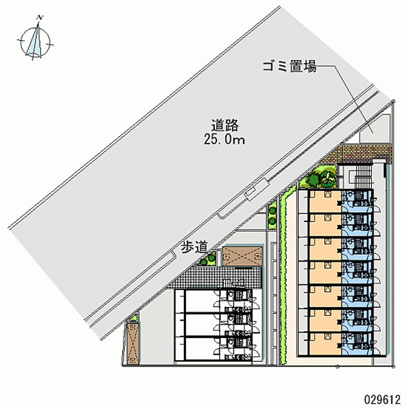 レオパレスＱＵＡＴＲＥ 区画図