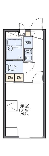 レオパレスリバーアイランド 間取り図