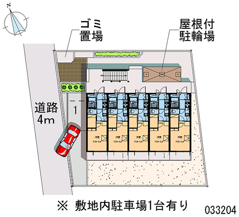レオパレスフェリア宮内 区画図