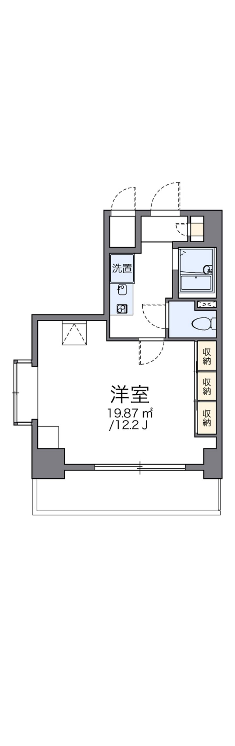 レオパレス伸夫 間取図