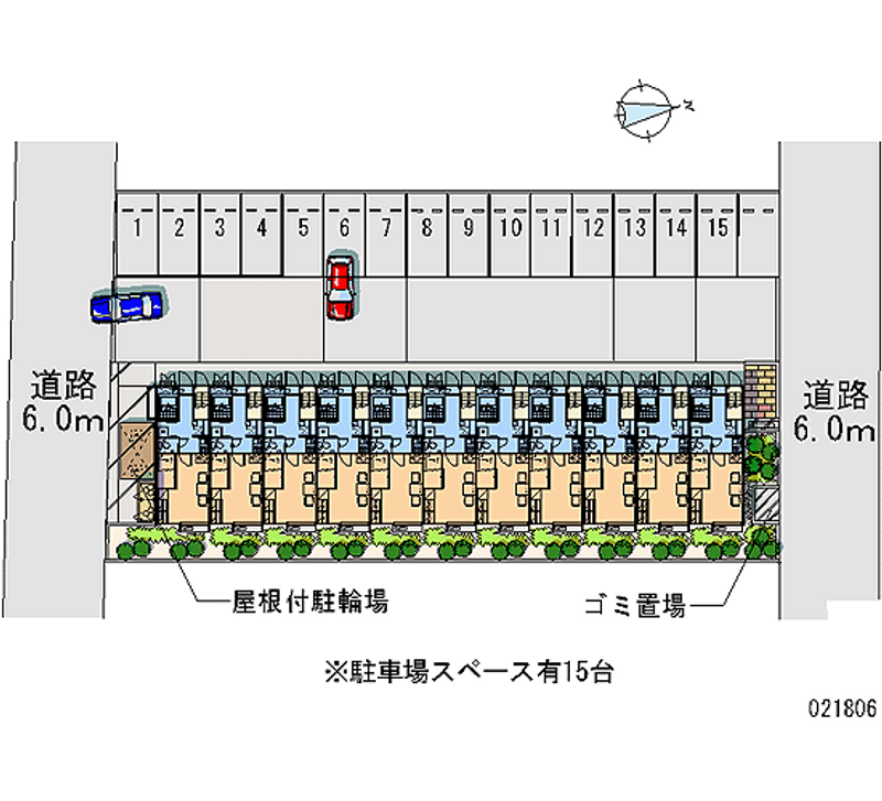 レオパレスアルジェント 月極駐車場