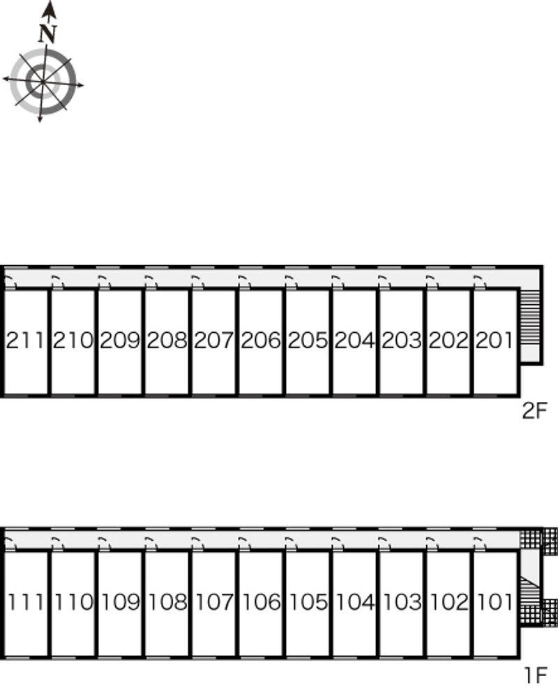 レオパレスＳＡＫＵＲＡ 間取配置図