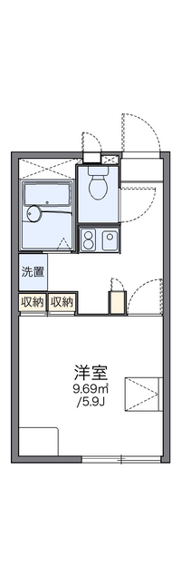 レオパレス聖蹟 間取り図