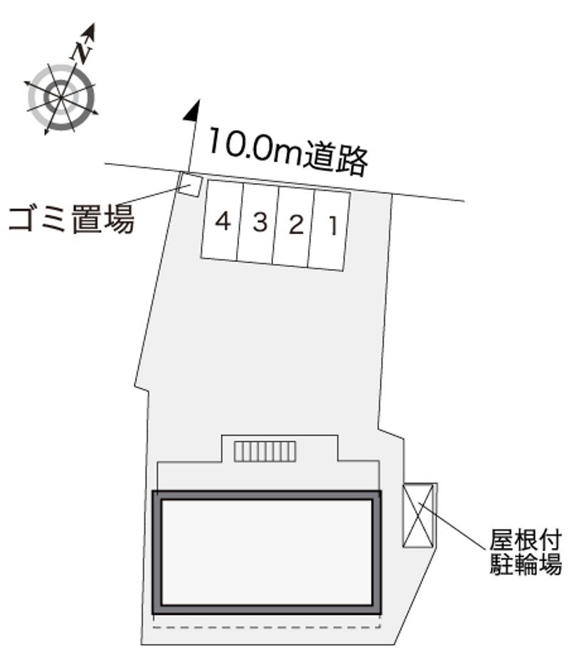 レオパレス惠 配置図
