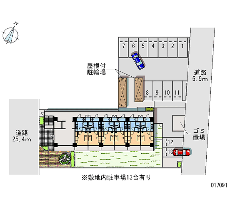 17091月租停车场