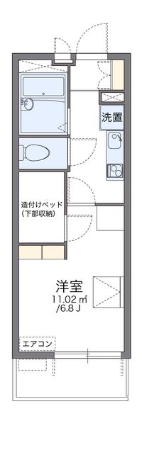 レオパレス萩崎 間取り図