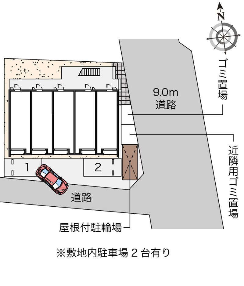 クレイノサンフィットハイム日進 配置図