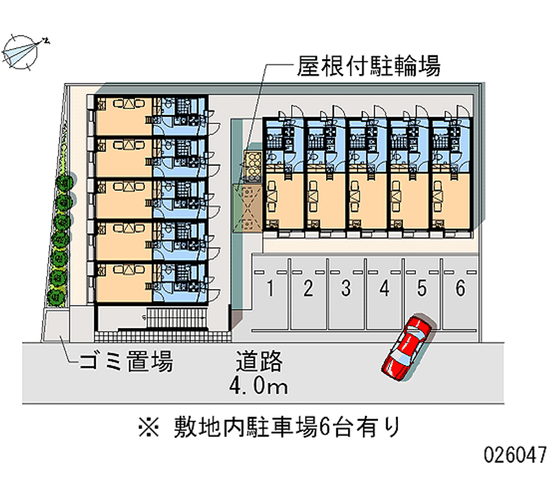 レオパレスパオ 月極駐車場