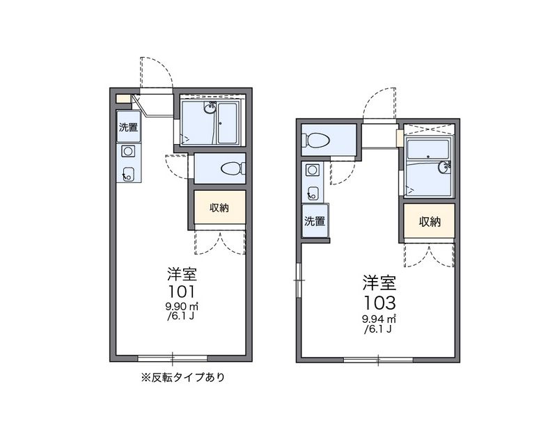 レオパレス大間 間取図