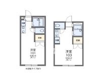 レオパレス大間 間取り図