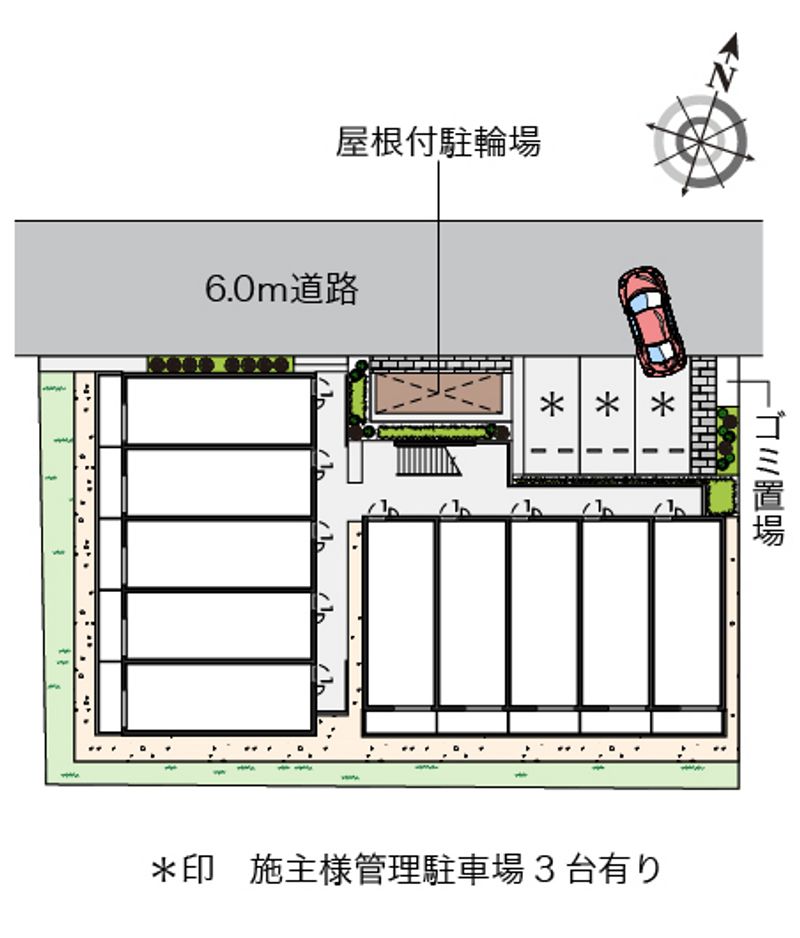 ミランダガーデンハイツ汐見台 配置図
