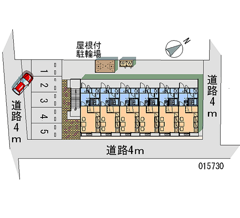 レオパレス筑紫 月極駐車場