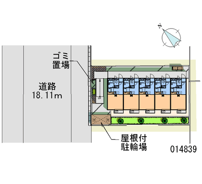 レオパレスサンシャイン福栄 区画図