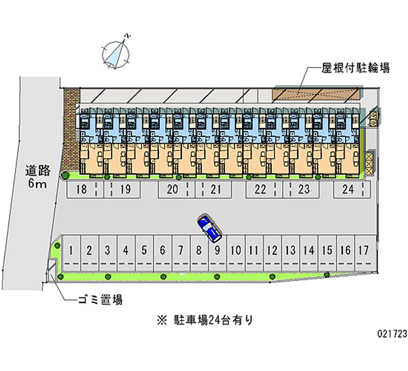 21723月租停车场